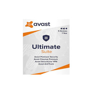 Avast Ultimate | Antivirus+Cleaner+VPN | 5 Devices, 1 Year